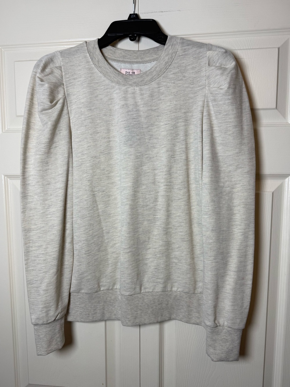 Per‎ se oatmeal long sleeve top